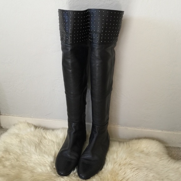 Colehaan black leather boots in Sz 8.5B