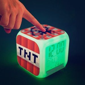 Minecraft TNT block alarm clock