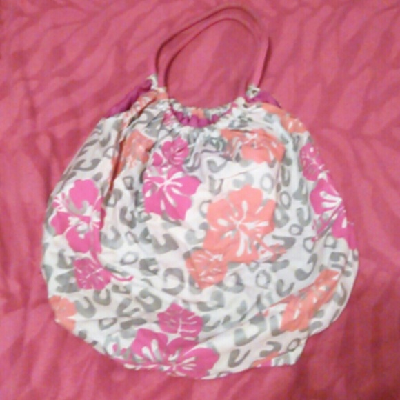 Hawaiian print bag