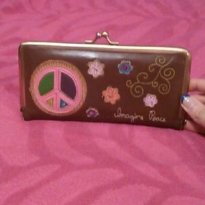 Natural life  imagine peace wallet