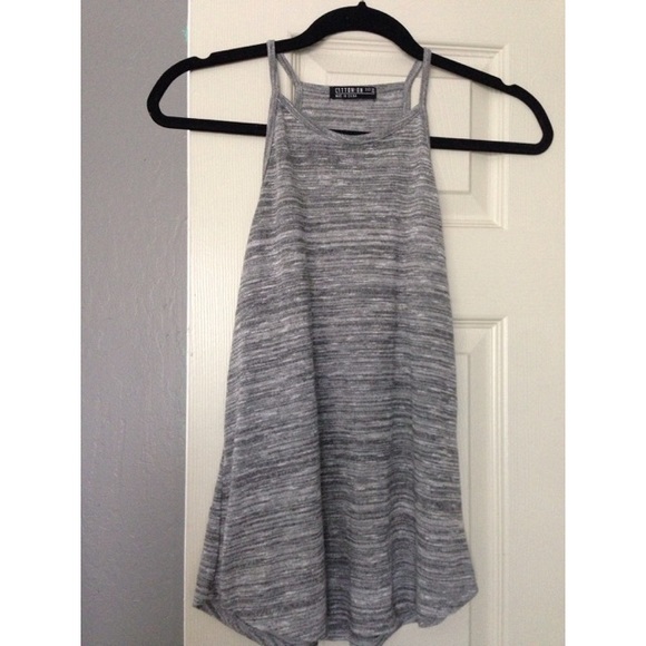 Heather grey top