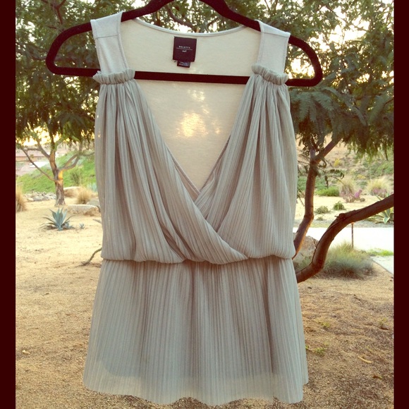 Anthropologie Tops - Anthro Deletta Drape Tank Top