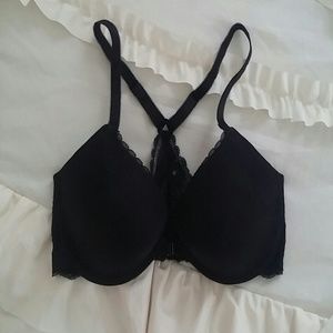NWT Black Racerback Bra - 34DD