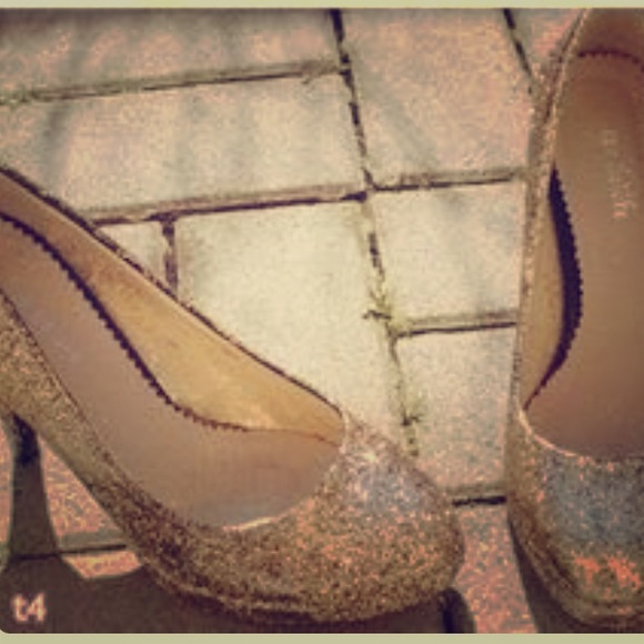 Glitter heels