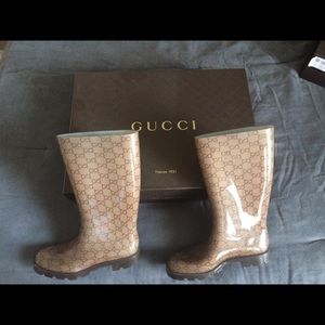 Authentic Gucci Rain Boots