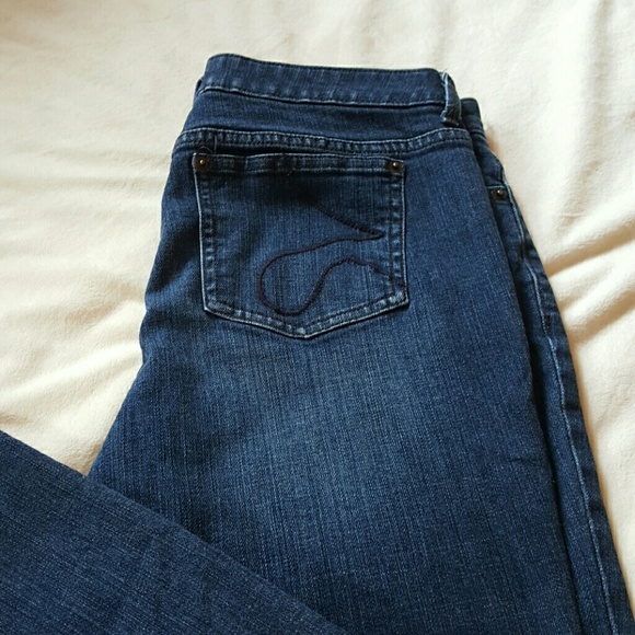 Vera Wang Straight Leg Jean