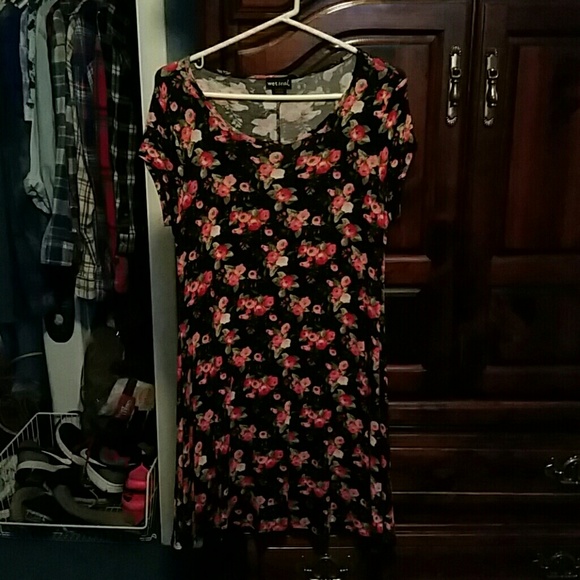 Floral baby doll dress.