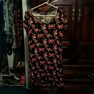 Floral baby doll dress.