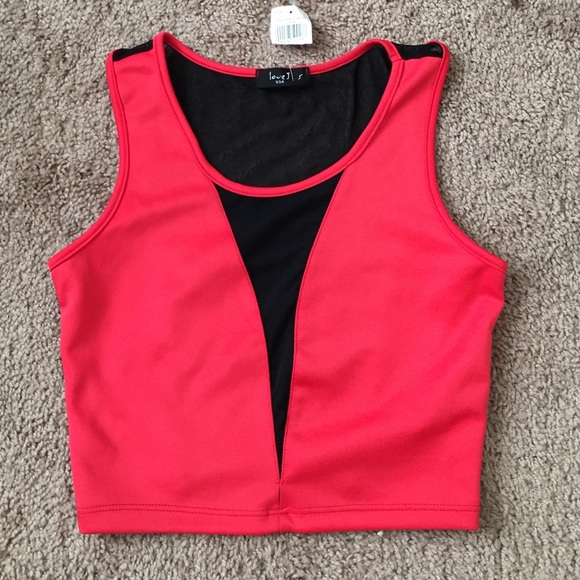 Hot pink crop