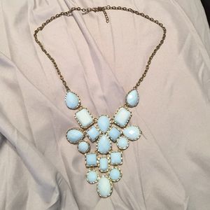 Carolina Blue Statement Necklace