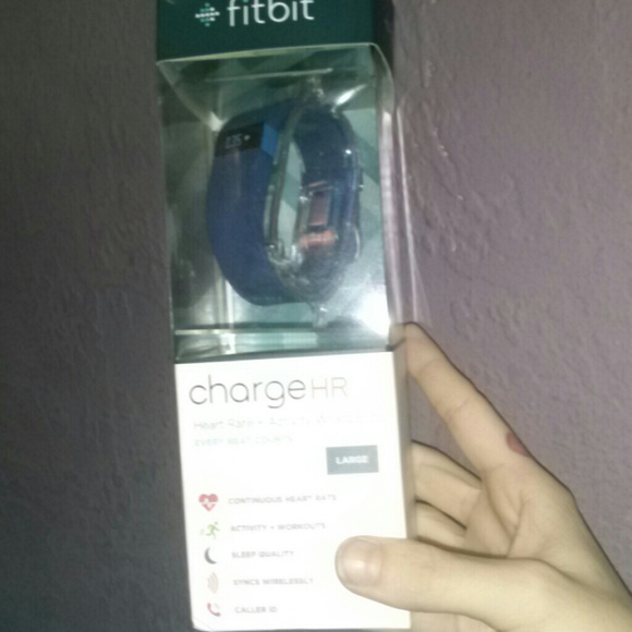Brand new large blue fitbit charge hr