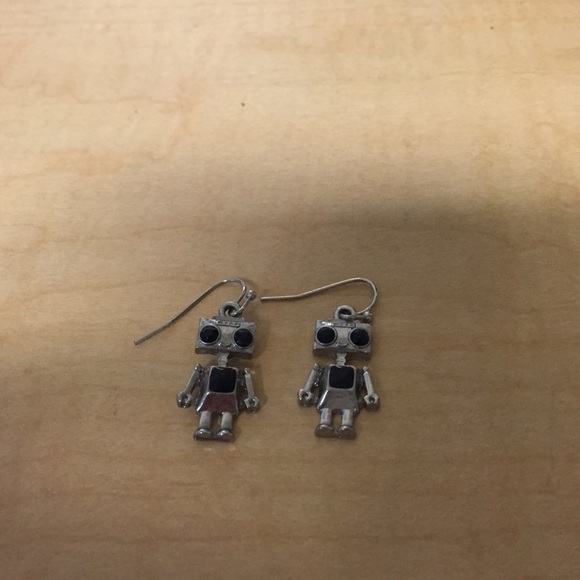 Robot Earrings