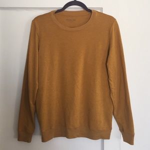 French terry crew neck shirt