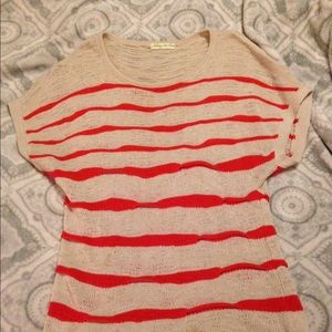 Orange and tan sweater🎉