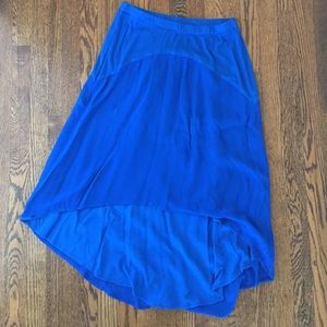 anthropologie(Left of Center Brand) high low skirt