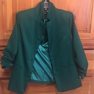 Green blazer