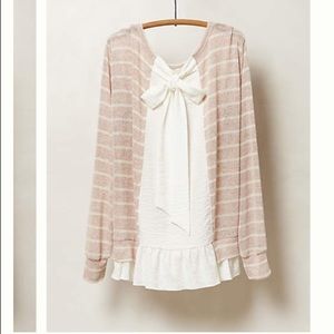 Striped Anthropologie sweater pullover.