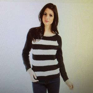 Knit striped sweater