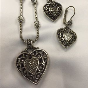 Brighton Heart Necklace and Earring Set