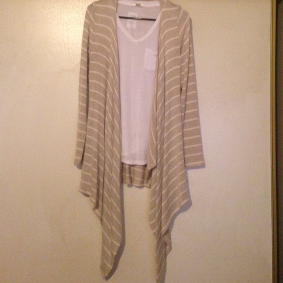 Drape knit cardigan