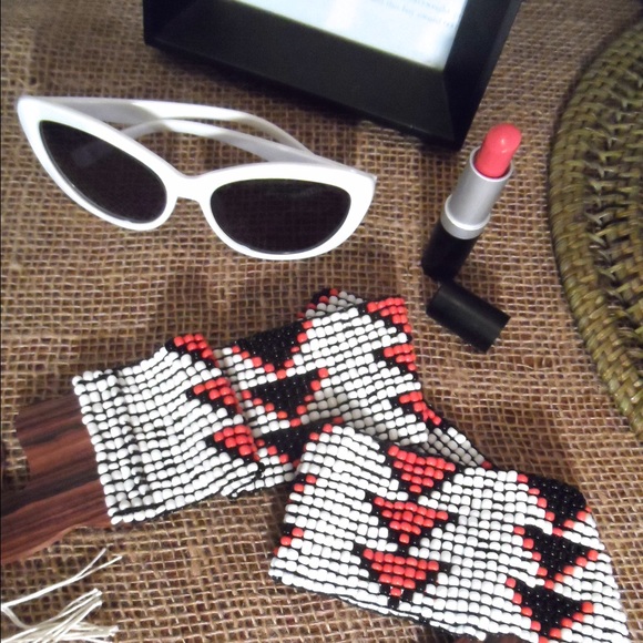 White Cat Eye Sunglasses