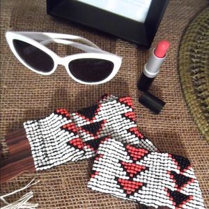 White Cat Eye Sunglasses