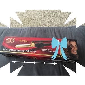 24 gold plated Curling Iron! 3/4 inch mega hot!