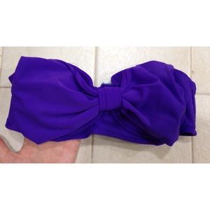 ❗️🎀Purple Bow Bikini Top🎀❗️
