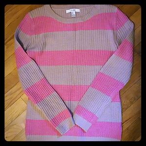 Forever 21 Pink & Brown Sweater