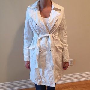 Tulle trench coat Tulle trench coat