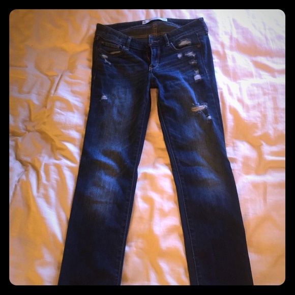 Abercrombie & Fitch Dark Wash Skinny Jeans