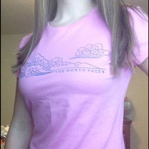 The North Face pink tee