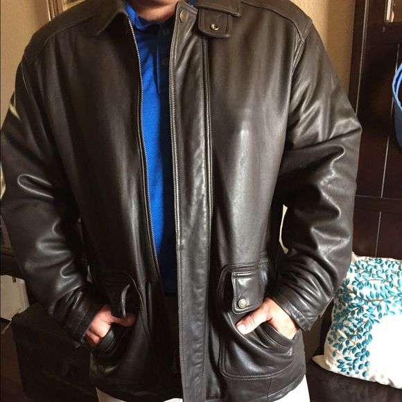 Men's leather jacket