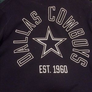 PINK half zip, Dallas Cowboys!