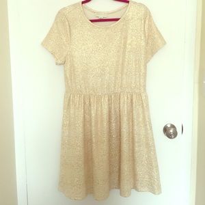 gold sparkle dress