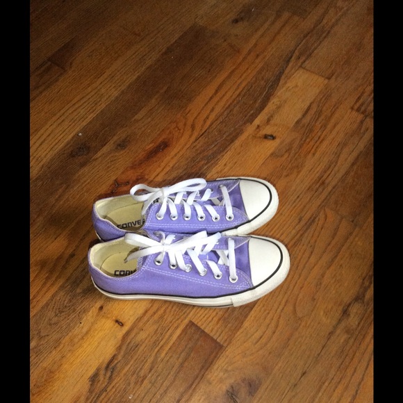 Converse Shoes - Lavender converse