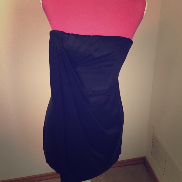 BCBG strapless cocktail dress