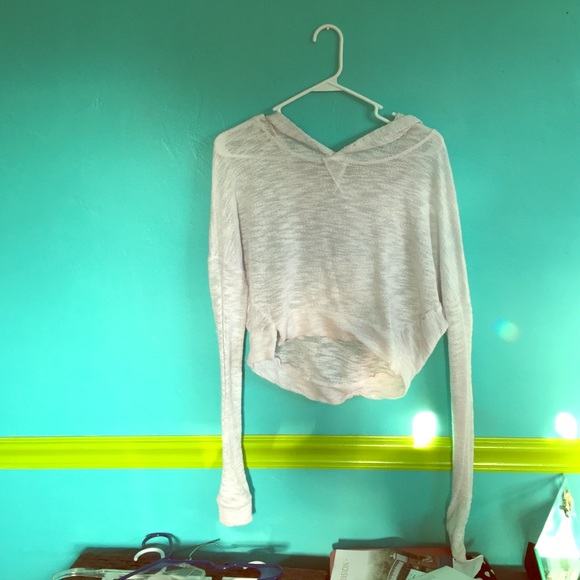 Hollister see through sweatshirt