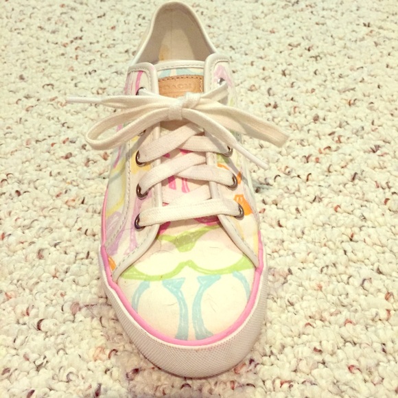 Coach colorful C shoes