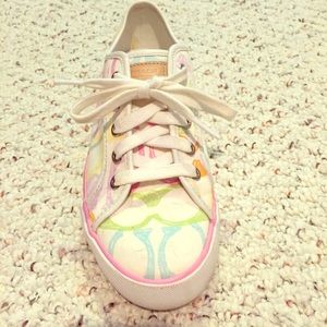 Coach colorful C shoes