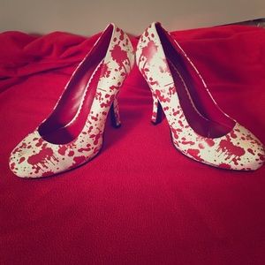 Blood Splatter Heels