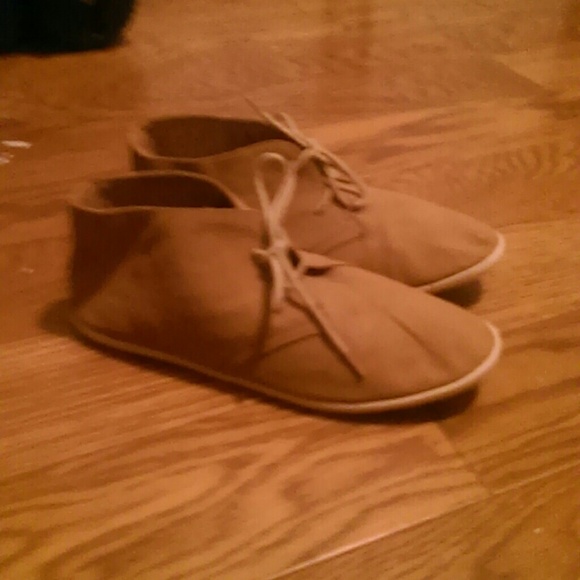 Dollhouse Shoes - Tan canvas shoes