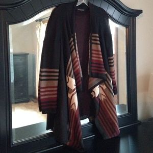 Long sweater cardigan