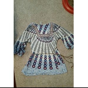 NWT American Rag Hippie Boho Tunic Top Shirt Dress