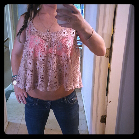 Netted tank top