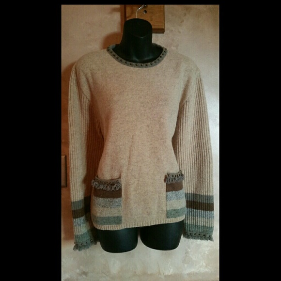 Woolrich Brown Large Wool Sweater