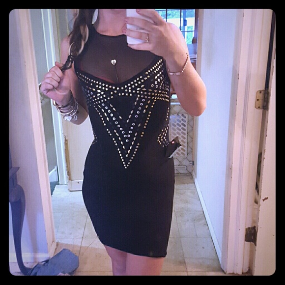 Black bebe dress