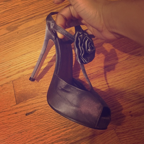Silverfish gray Charlotte Russe heels