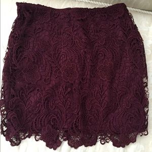 Laced Skirt.
