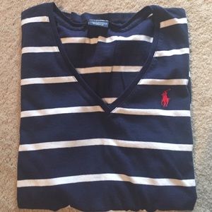 Womens v-neck polo